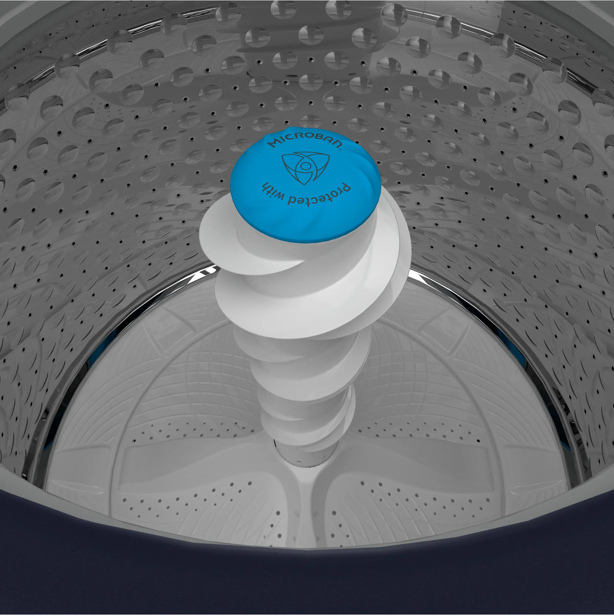 PTW905BPTRS GE Profile 5.3 cu ft Top Load Washer - Sapphire Blue PT905BPT-3