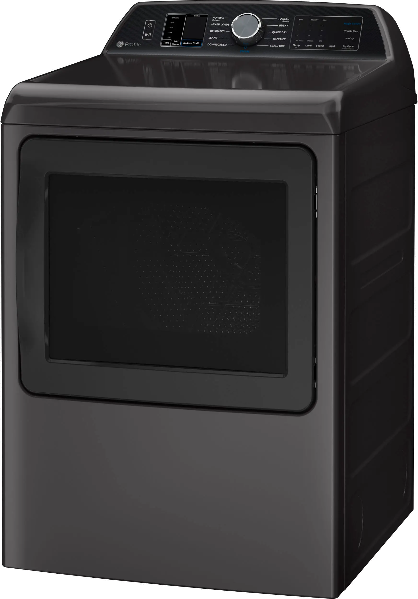 PTD70EBPTDG GE Profile 7.4 cu ft Electric Dryer - Diamond Gray PT70BPT-4
