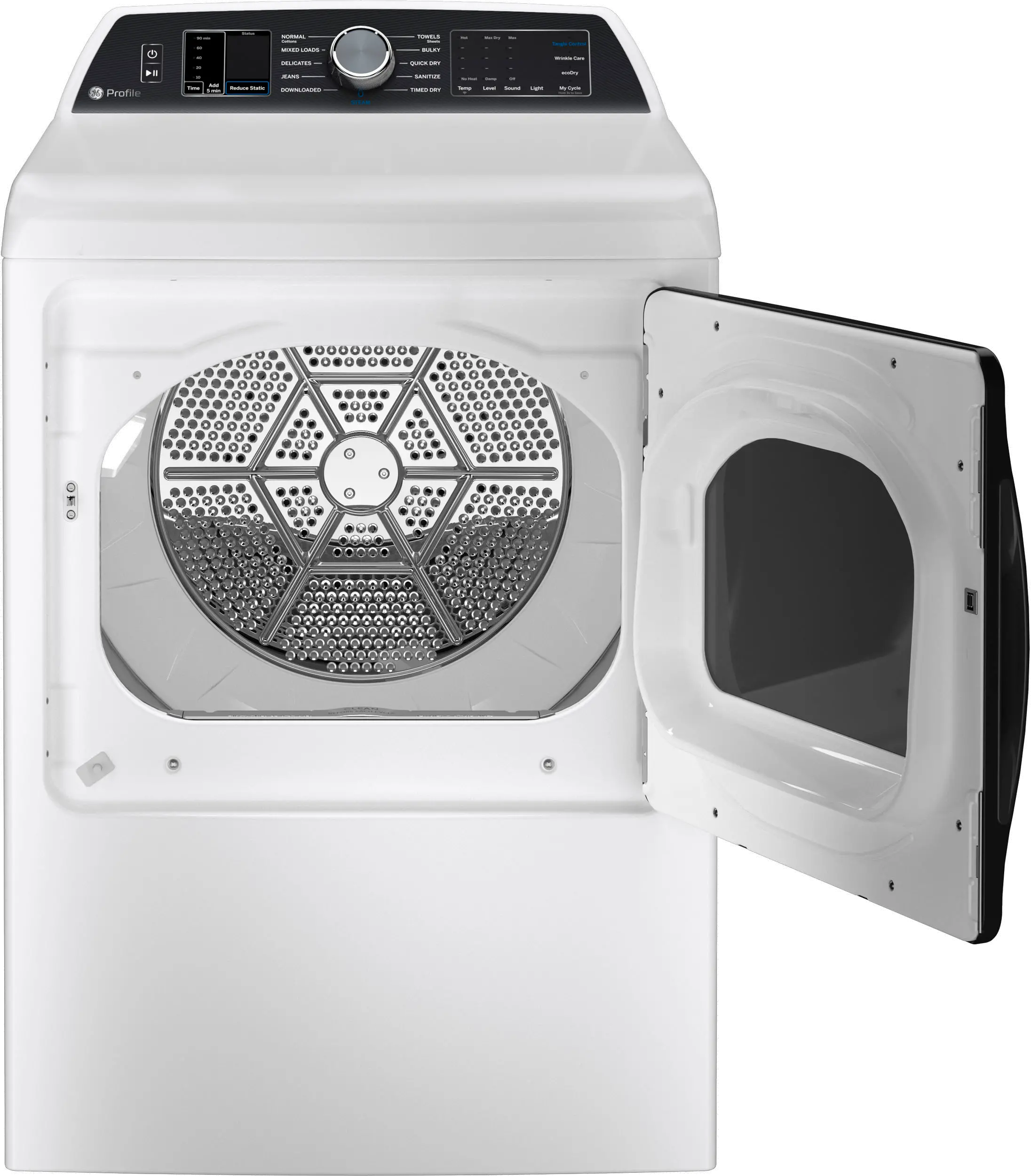 PTD70EBSTWS GE Profile 7.4 cu ft Electric Dryer - White-3