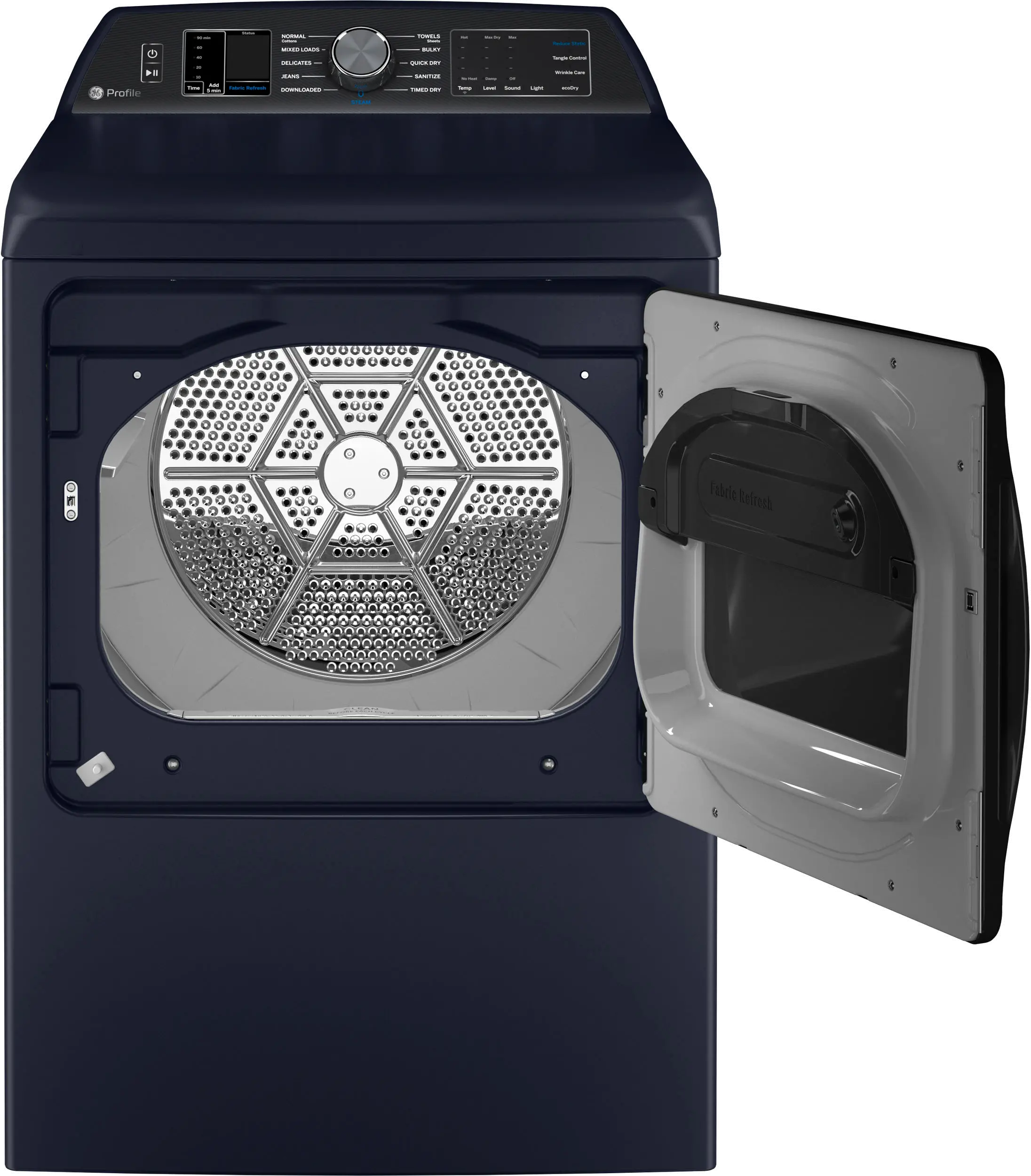 PTD90EBPTRS GE Profile 7.4 cu ft Electric Dryer - Sapphire Blue PT90BPT-3