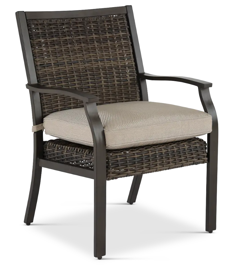 Trenton Brown Patio Dining Chair