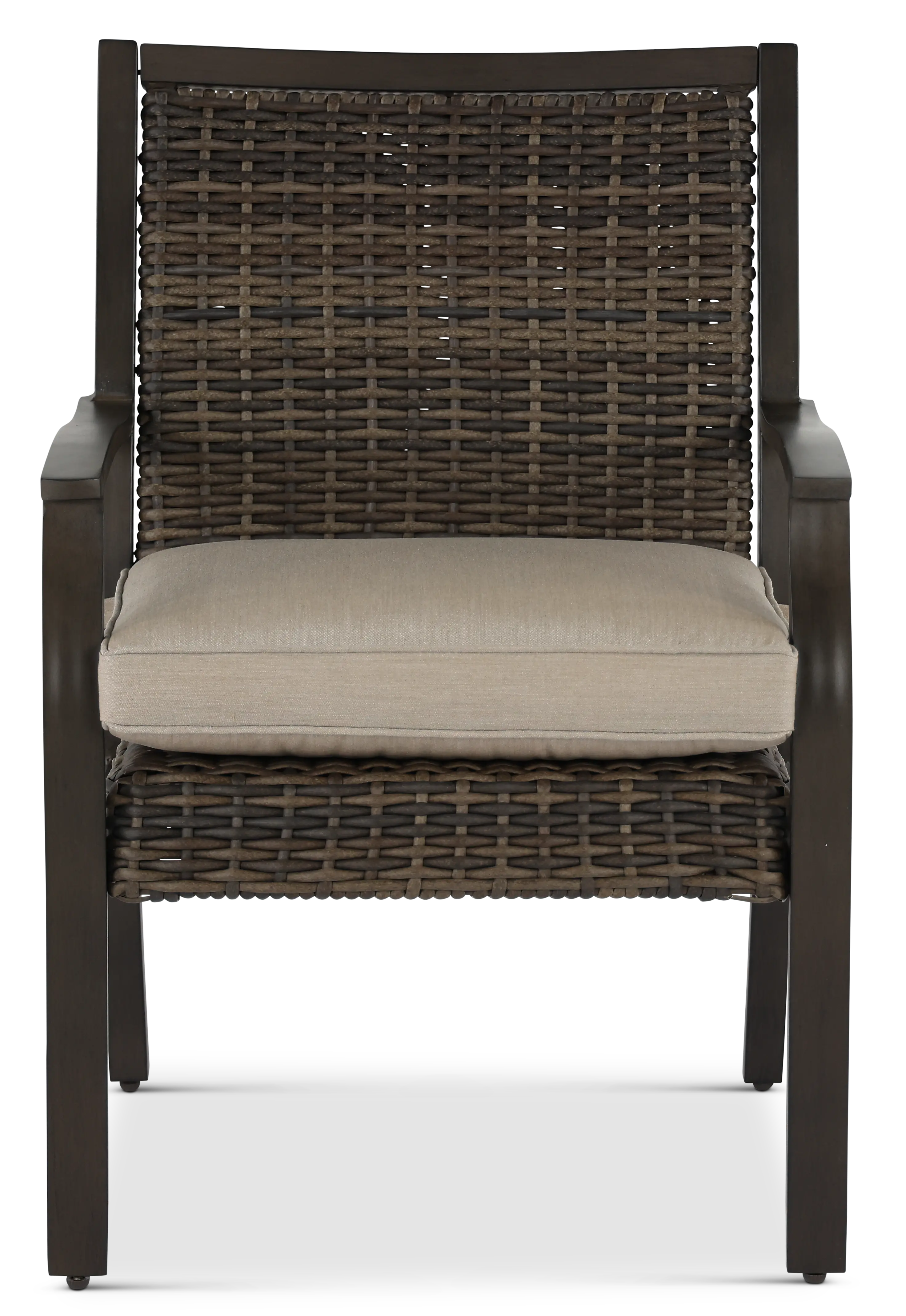 AFX07600P06/ARMCHR Trenton Brown Patio Dining Chair-2