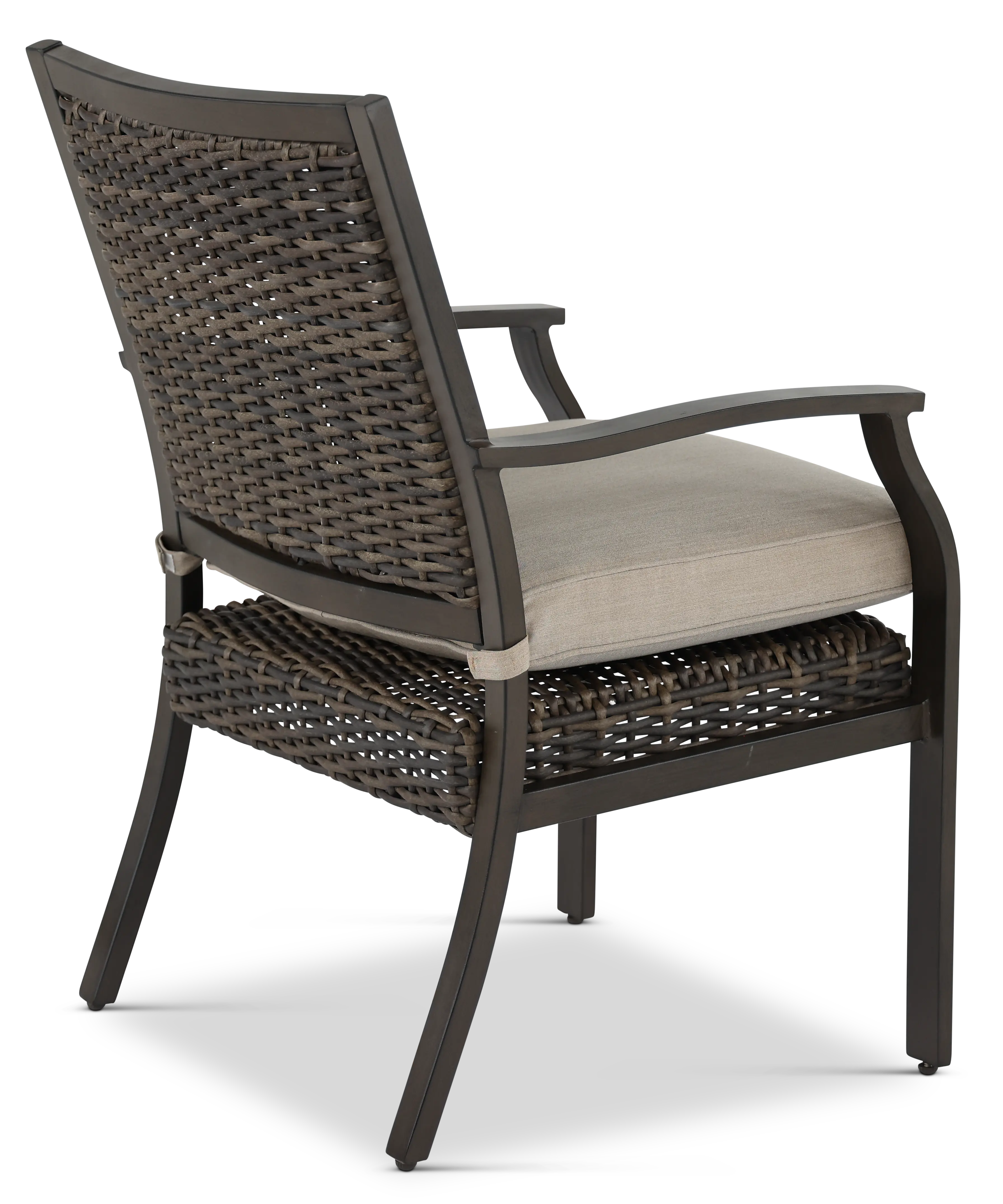 AFX07600P06/ARMCHR Trenton Brown Patio Dining Chair-5