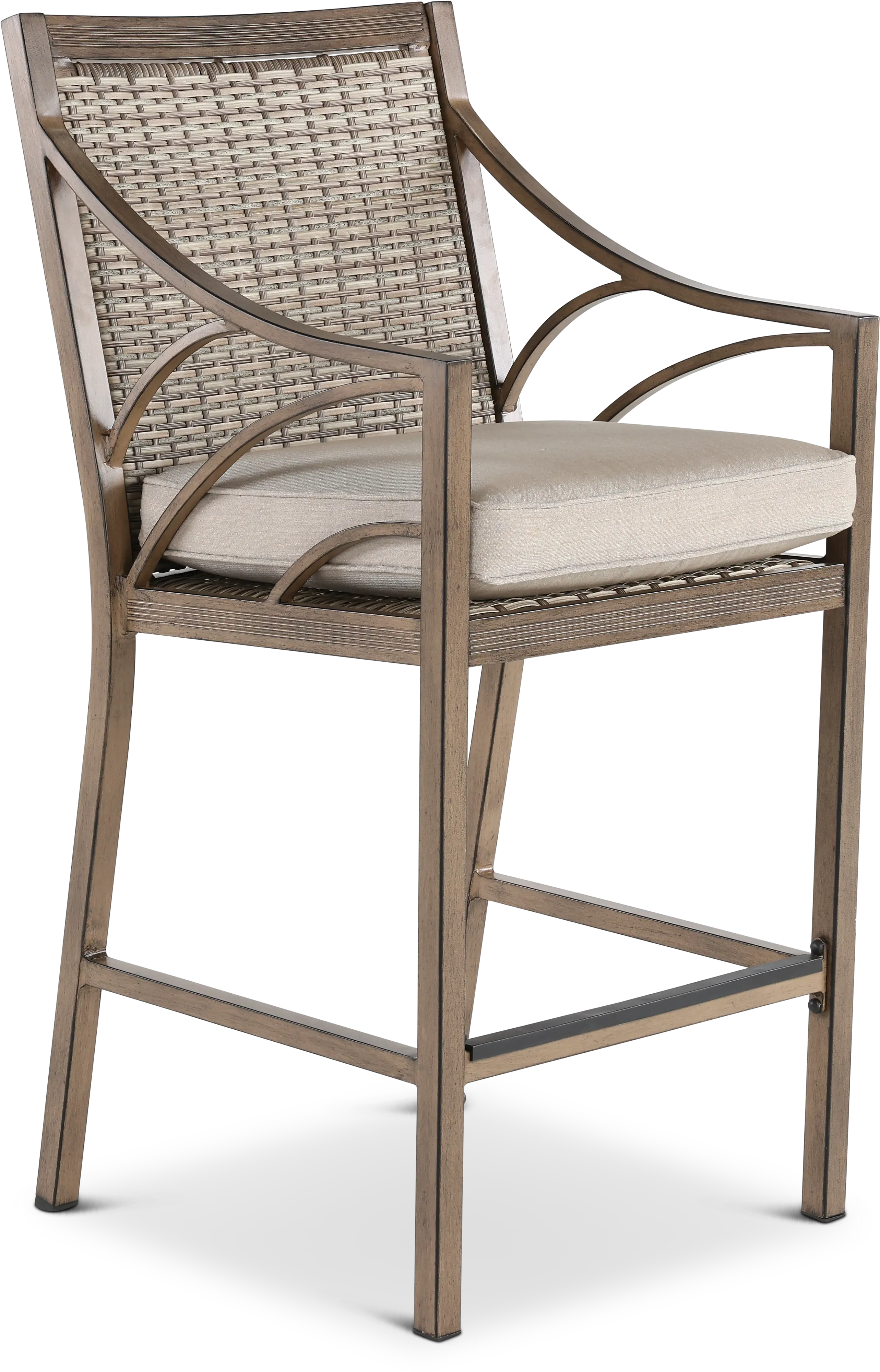 FE09009P03/BRST Potomac Brown Patio Bar Stool-1