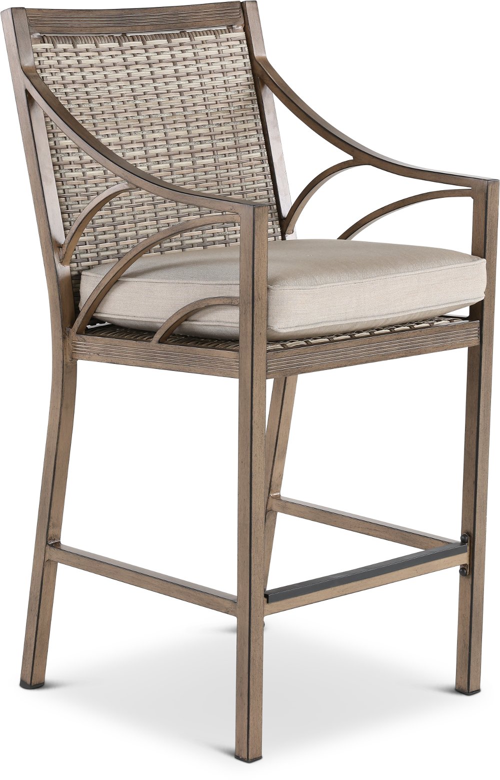 Potomac Brown Patio Bar Stool