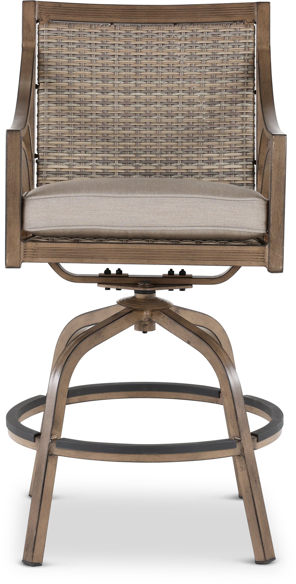 Potomac Brown Patio Swivel Chair