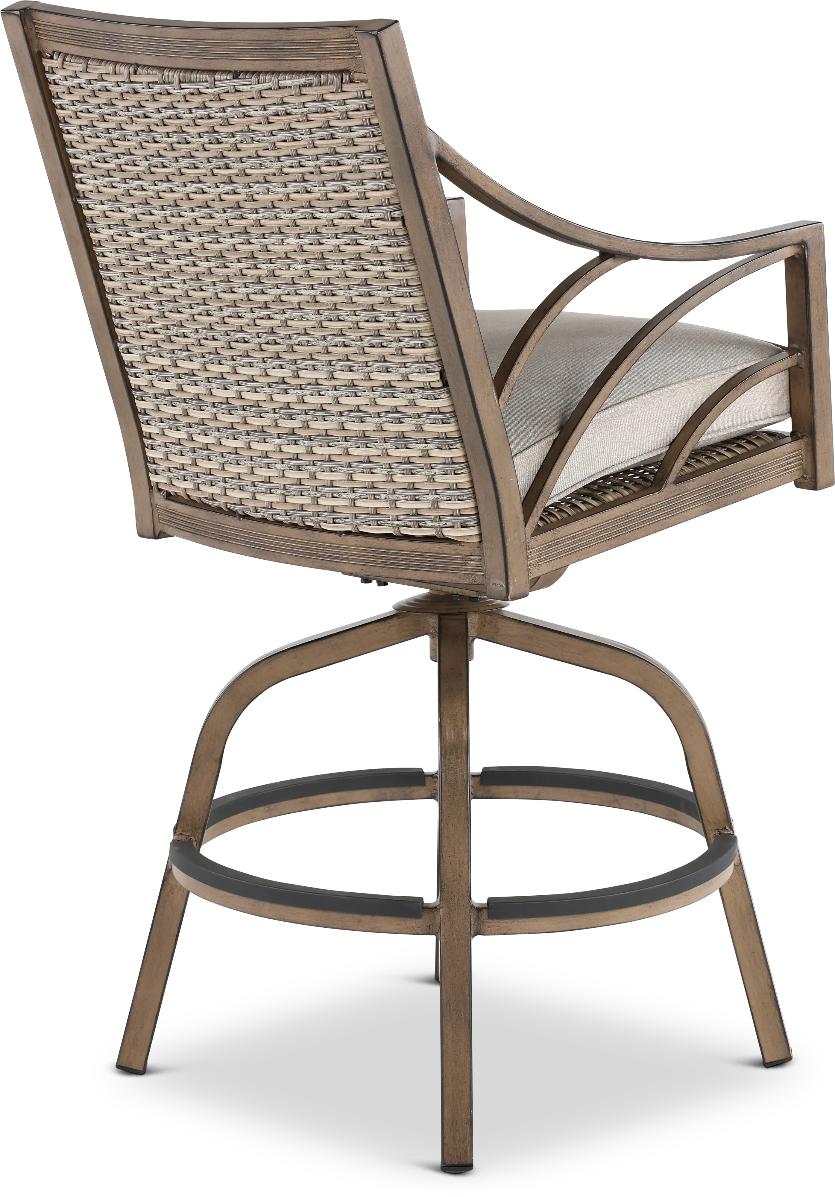 AFE09011P04/SWVLSTLL Potomac Brown Patio Swivel Chair-7