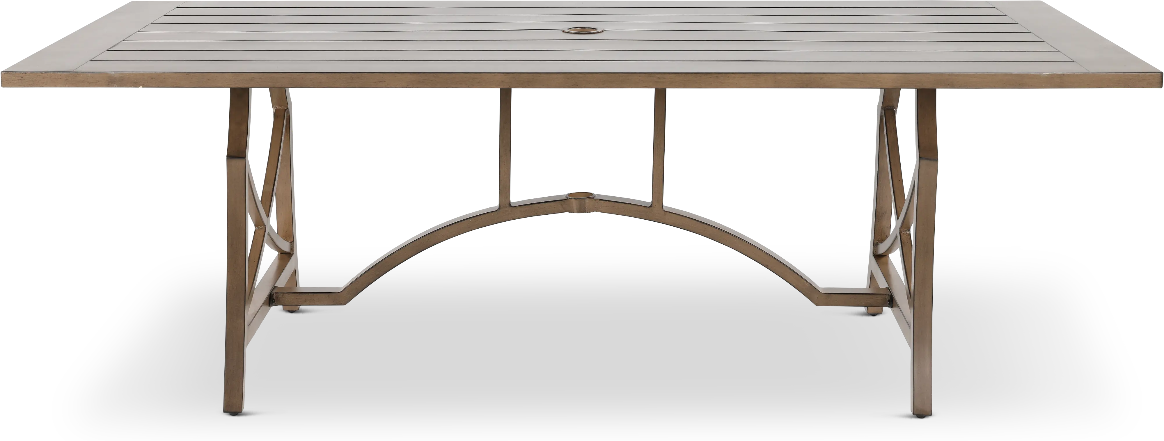 ALV34012P04/42X84TBL Potomac Brown Patio Dining Table-1