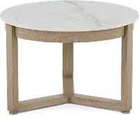 APY05717P01/NSTTBL Sonata Natural Patio Nesting Table - Small