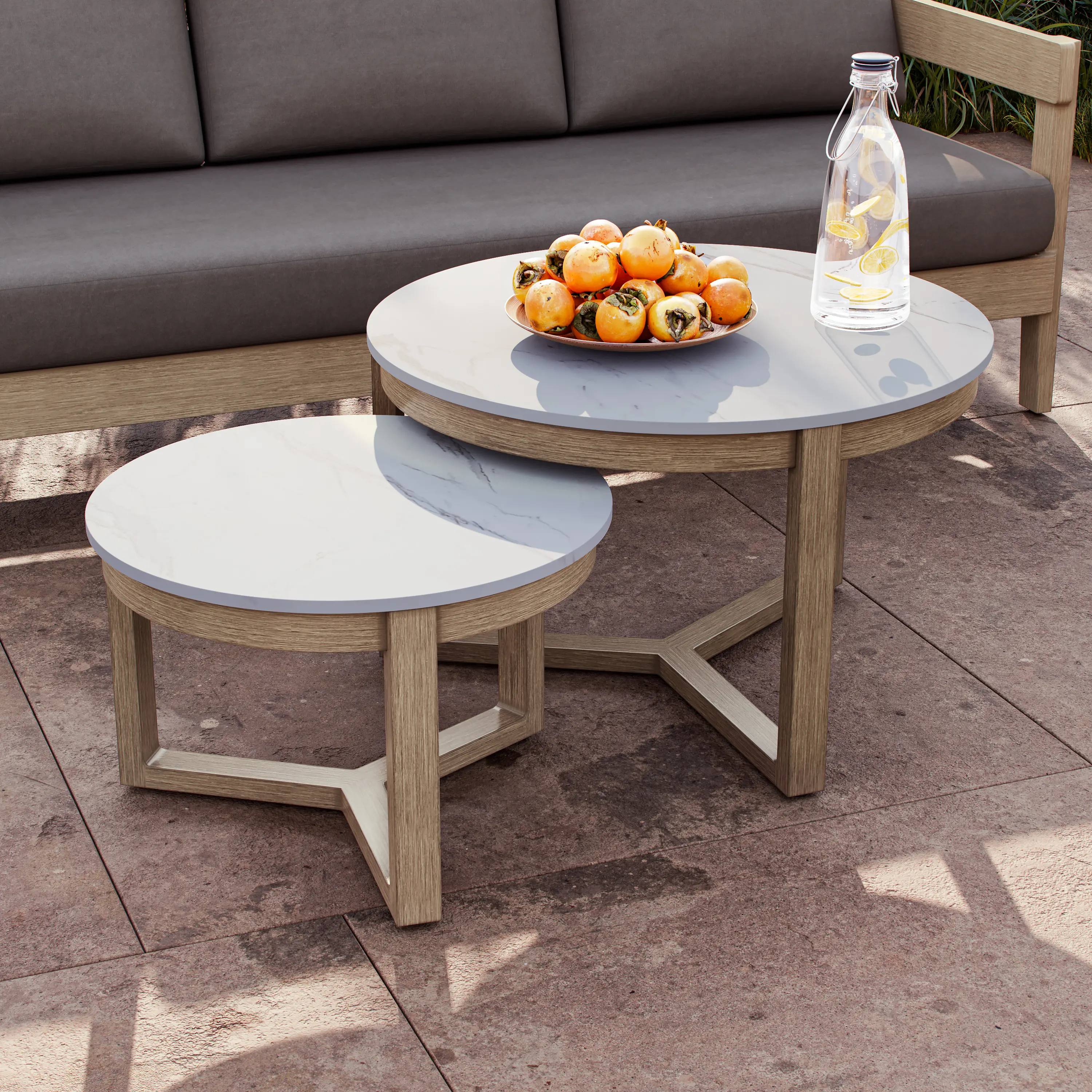 APY05717P01/NSTTBL Sonata Natural Patio Nesting Table - Small-9