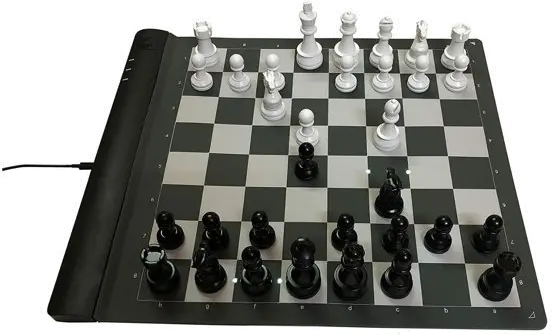 Square Off - Pro Rollable Innovative AI Virtual Electric Chessboard Game-4
