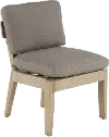 ABY00529P01/ARMLCHR Sonata Natural and Gray Patio Dining Chair