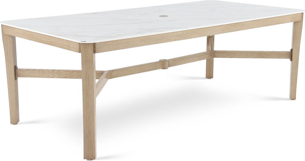 Sonata White Patio Dining Table