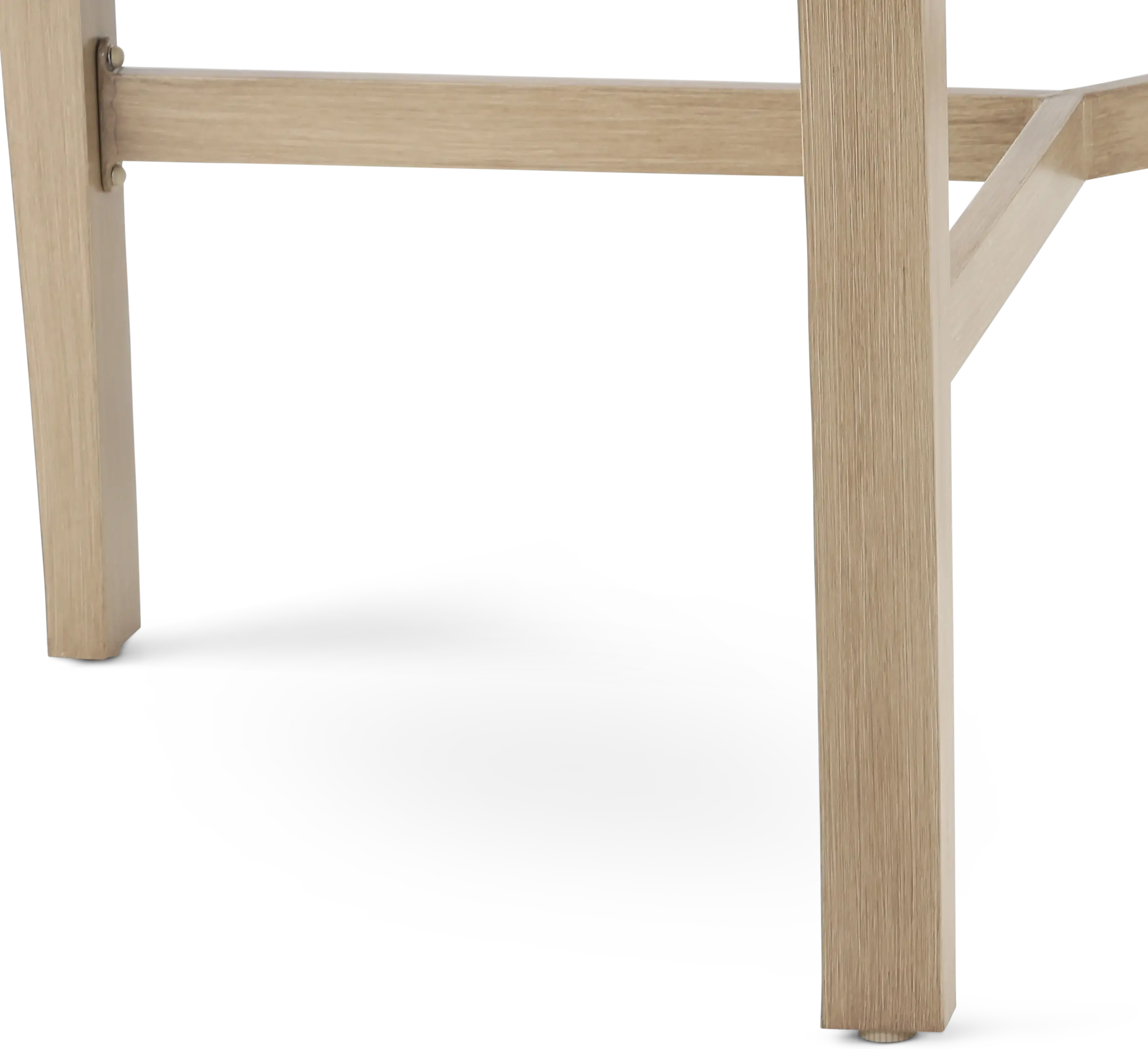 ALY11817P01/TBL84X42 Sonata White Patio Dining Table-6