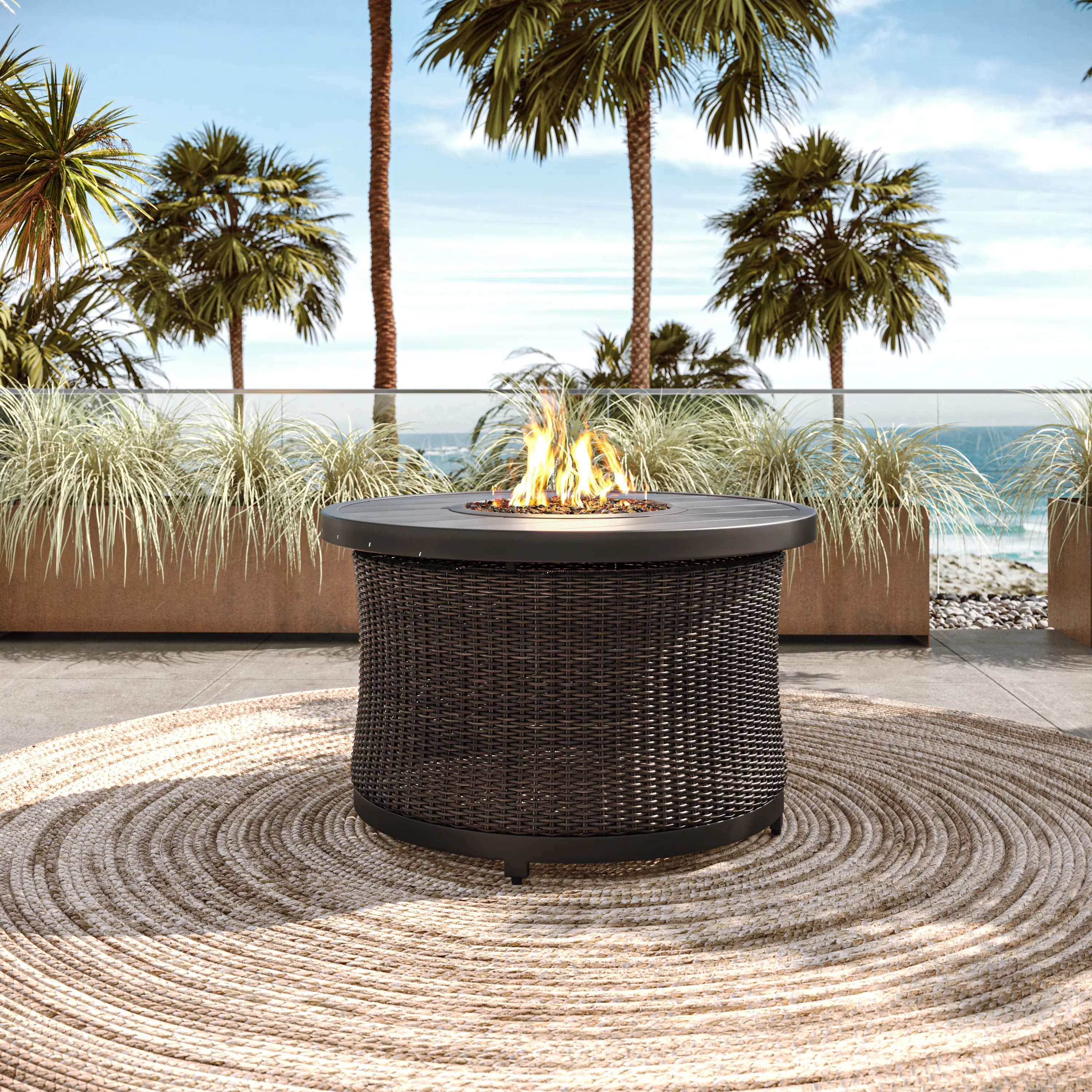 ARY06300P01/FIREPIT Havana Brown Patio Firepit-8