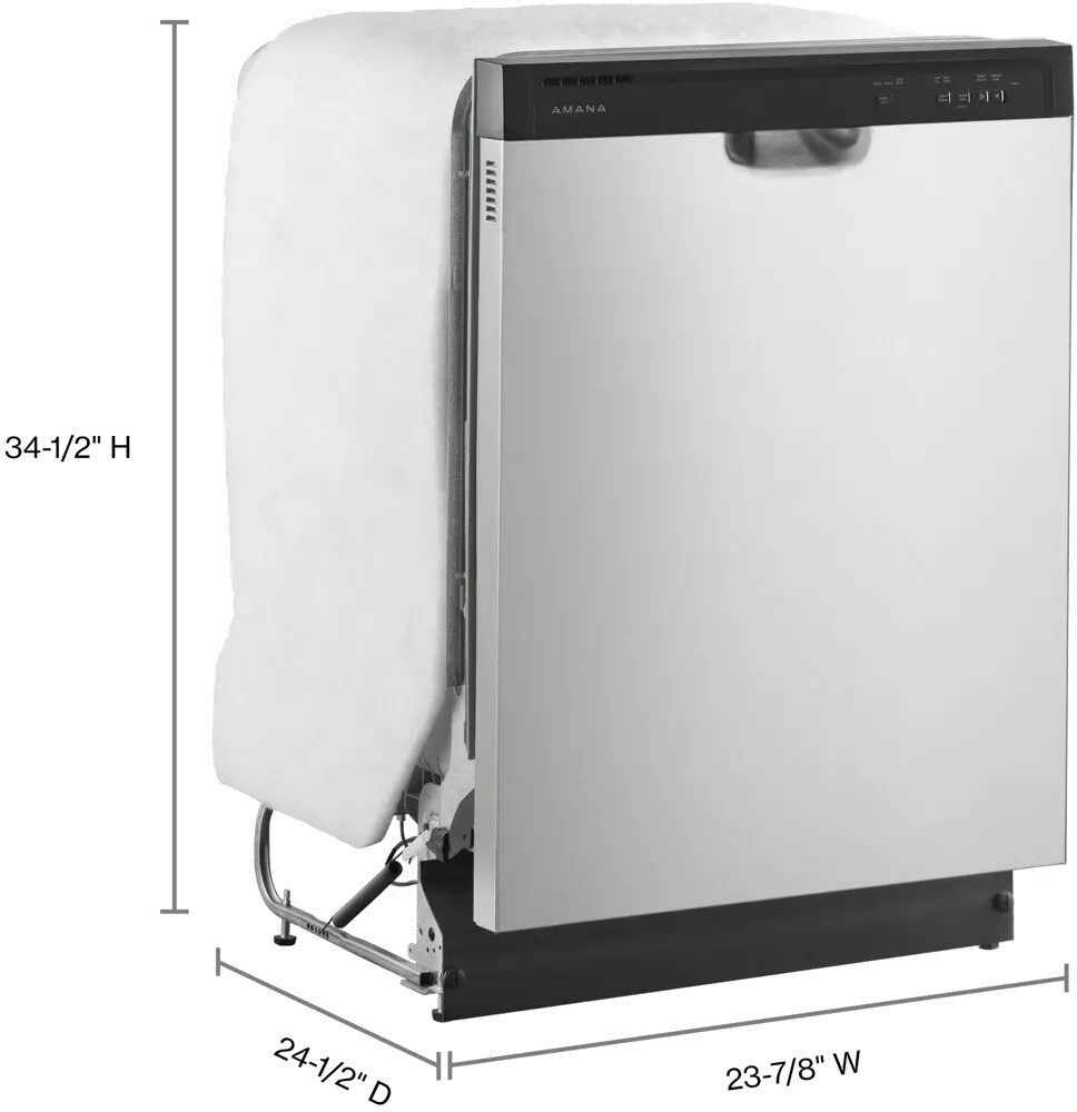 ADB1400AMS Amana Front Control Dishwasher - Stainless Steel-7