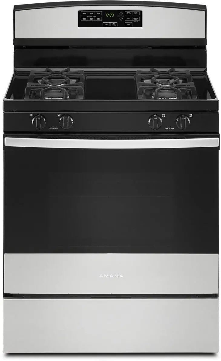 AGR6603SMS Amana 5.0 cu ft Gas Range - Stainless Steel-1
