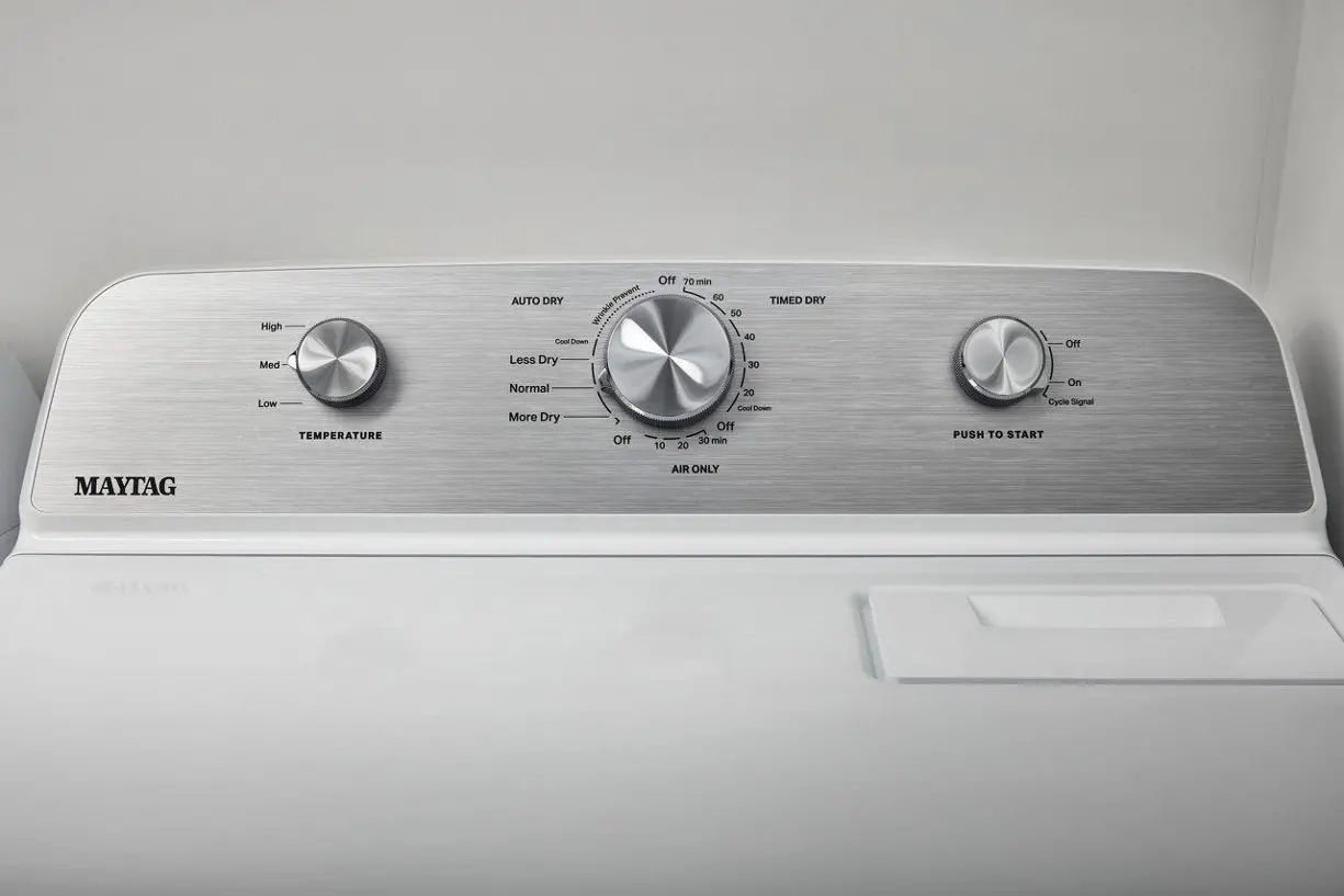 MED4500MW Maytag 7.0 Cu Ft Electric Dryer - White-3