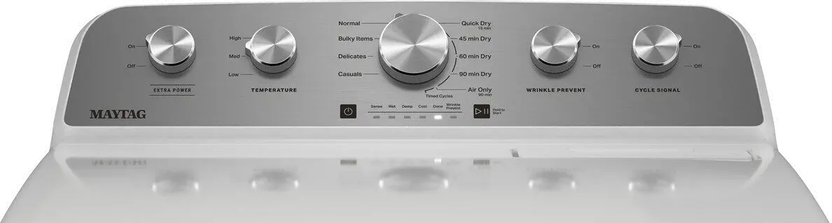 MED5030MW Maytag 7 cu ft Electric Dryer - White-3