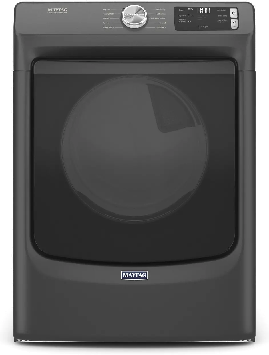 MED5630MBK Maytag 7.3 cu ft Electric Dryer - Black-1