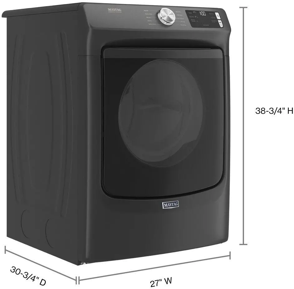 MED5630MBK Maytag 7.3 cu ft Electric Dryer - Black-6