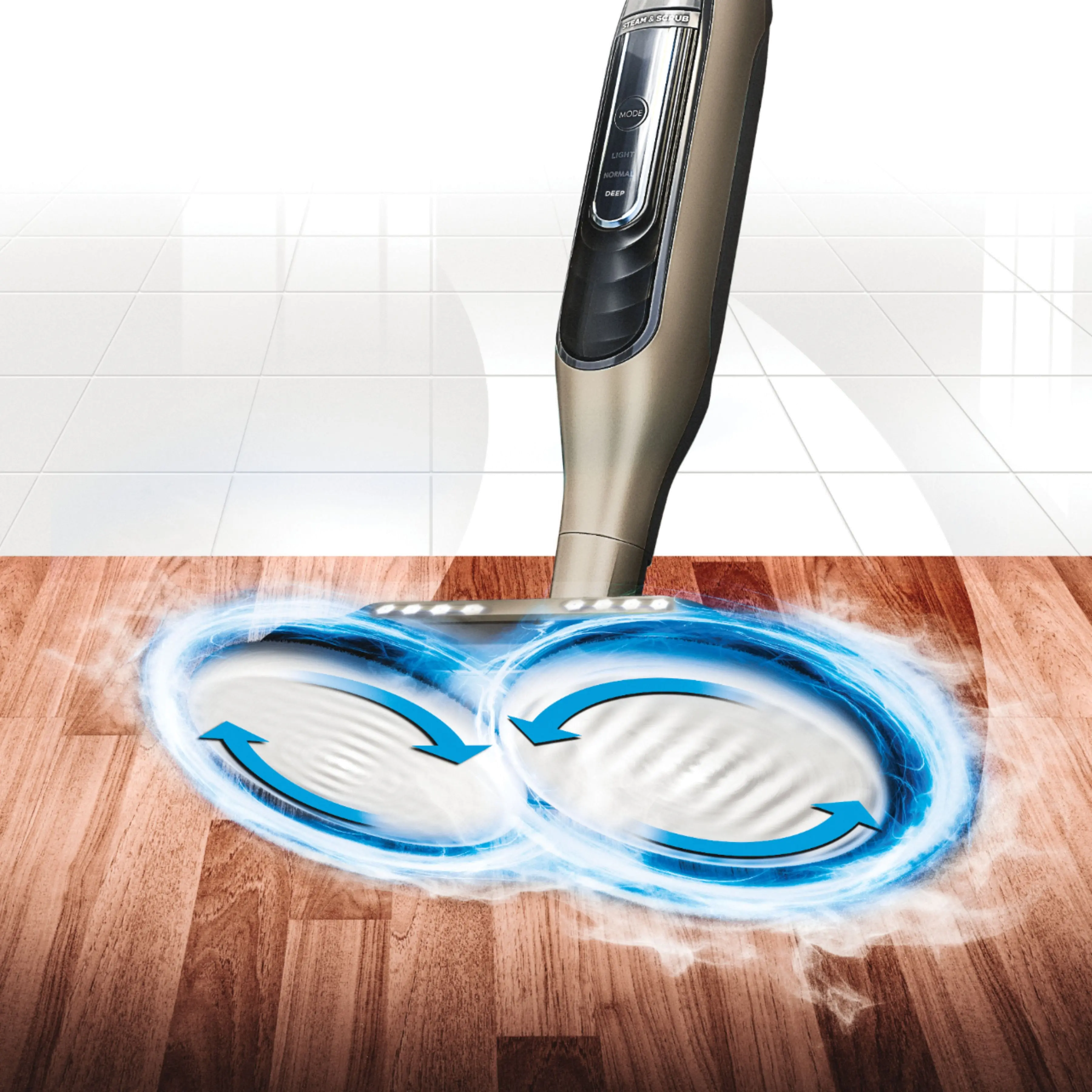 S7001/STM&SCRUB_MOP Shark Steam and Scrub All-In-One Steam Mop - Cashmere Gold-2