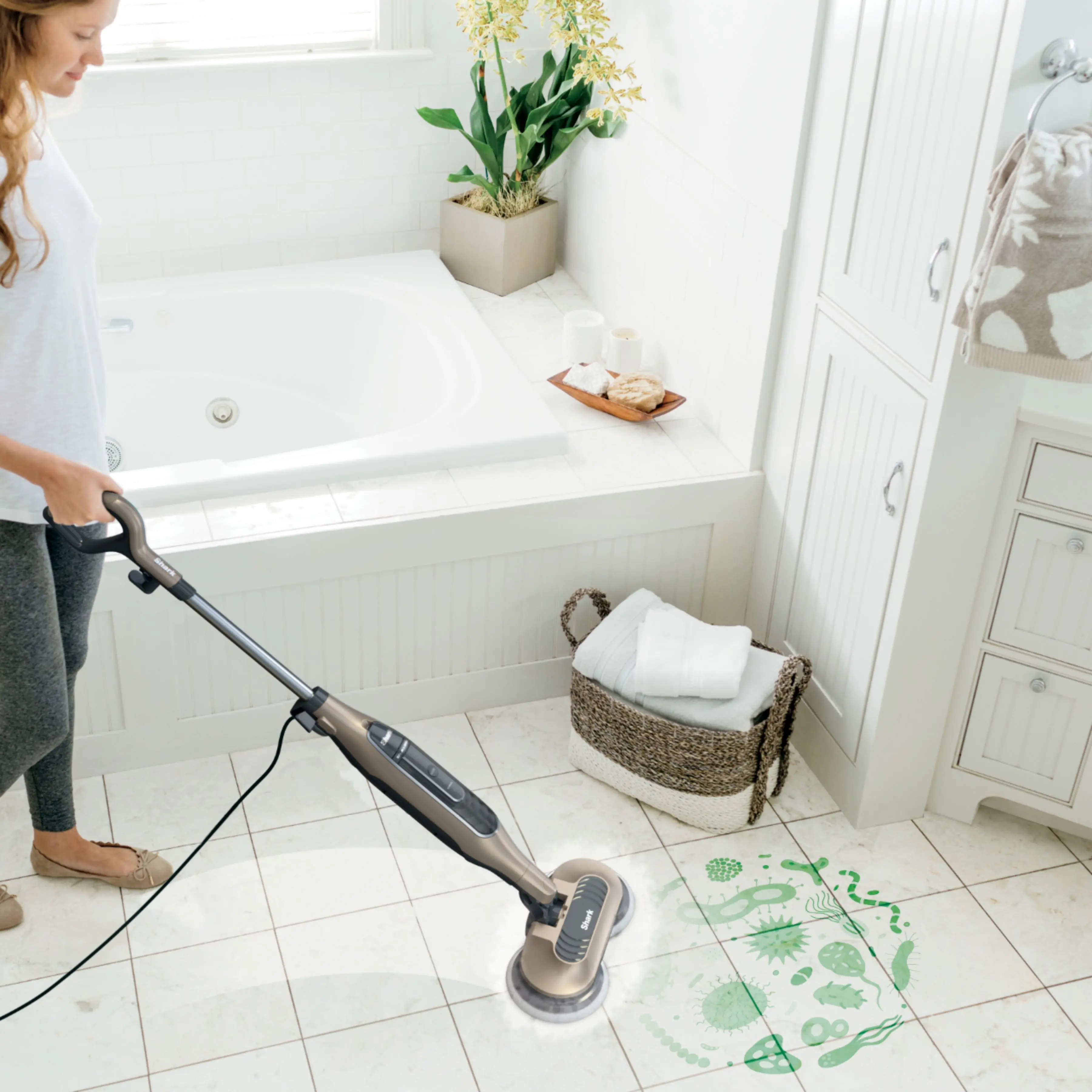S7001/STM&SCRUB_MOP Shark Steam and Scrub All-In-One Steam Mop - Cashmere Gold-6
