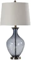 Opaque Blue Table Lamp