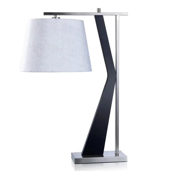 27 Inch Silver Desk Lamp-1