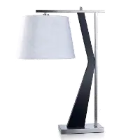27 Inch Silver Desk Lamp