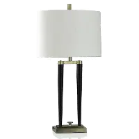 33 Inch Steel Table Lamp