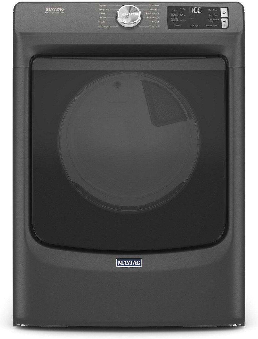 Maytag 7.3 cu ft Gas Dryer - Volcano Black