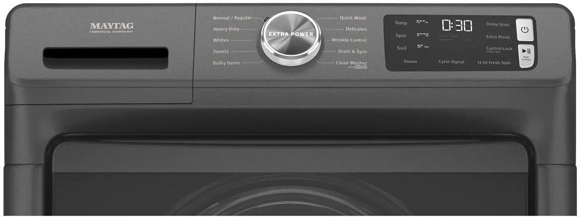 MHW5630MBK Maytag 4.5 cu ft Front Load Washer - Black MH5630-4