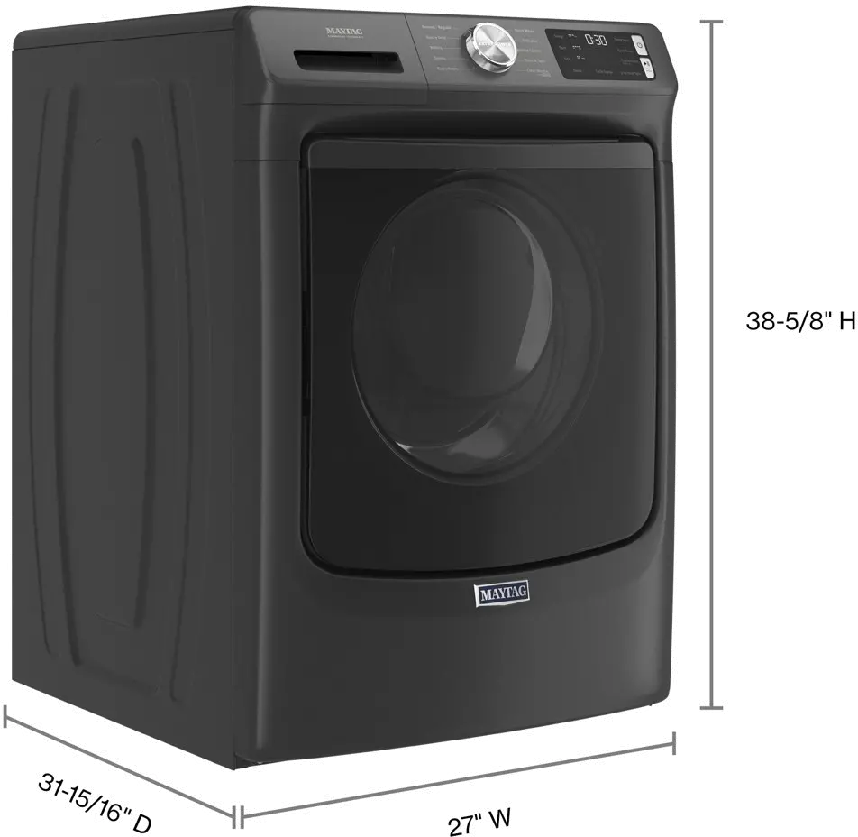 MHW5630MBK Maytag 4.5 cu ft Front Load Washer - Black MH5630-9
