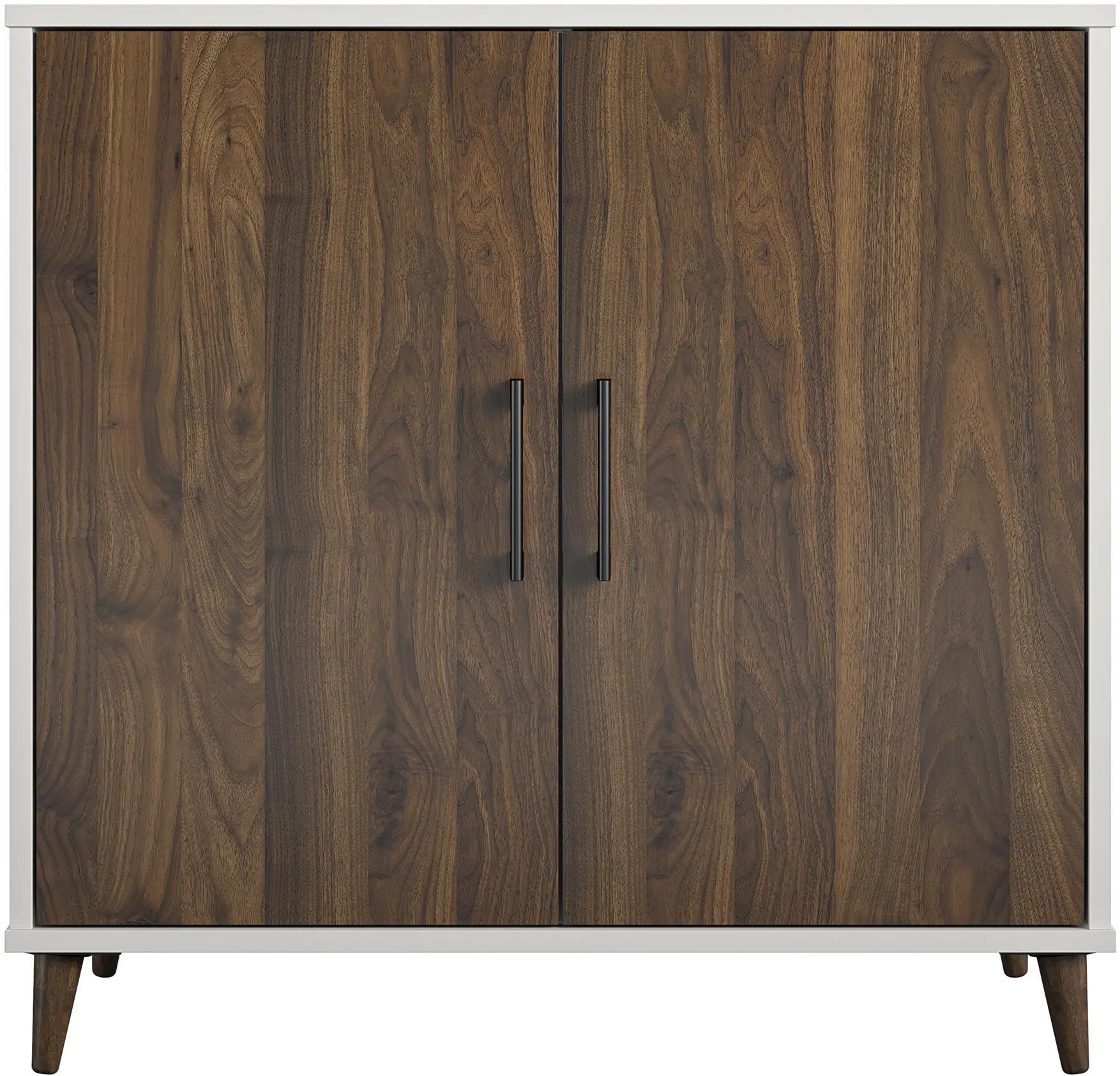 Modern White Accent Cabinet-1