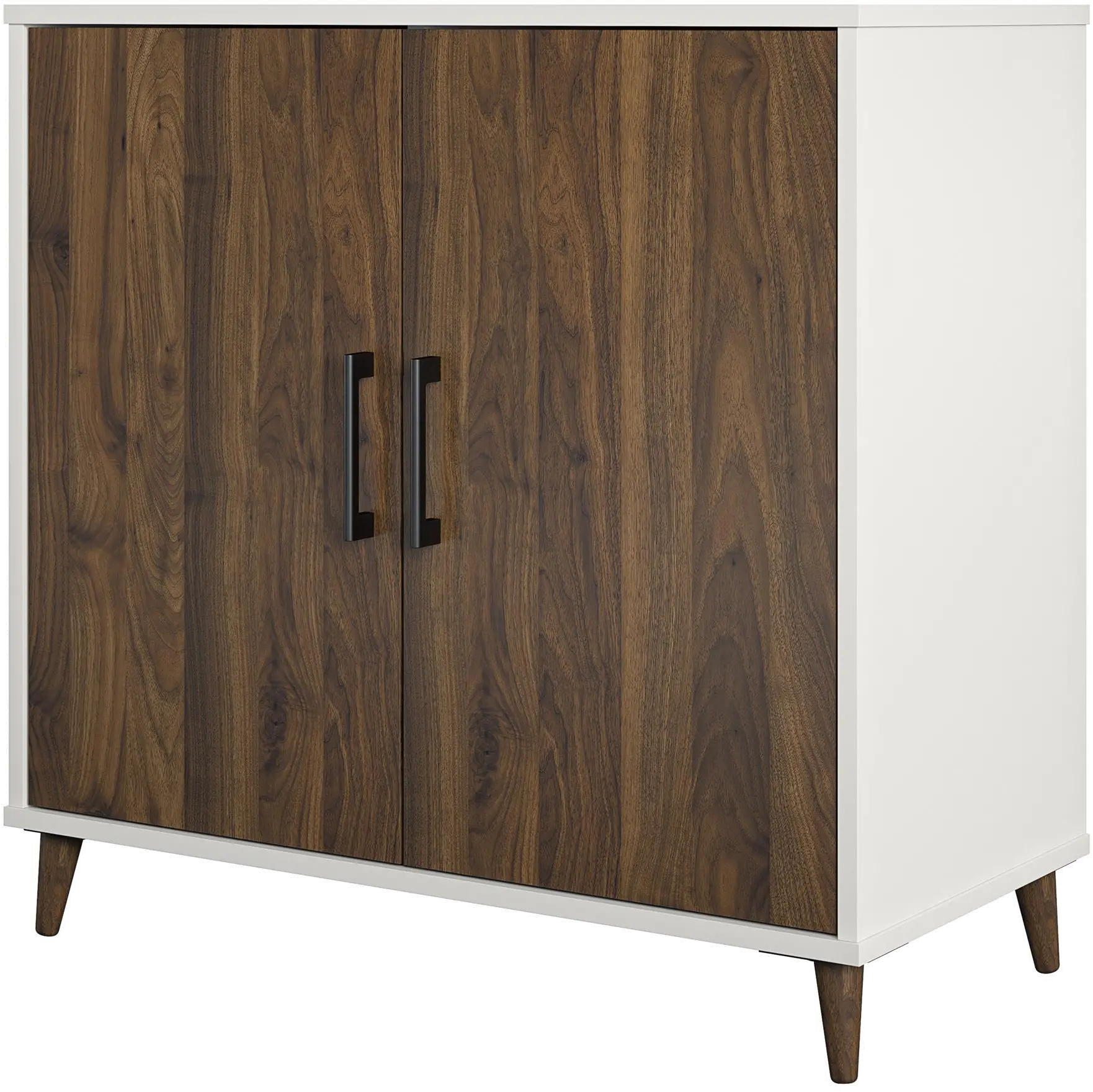 Modern White Accent Cabinet-4