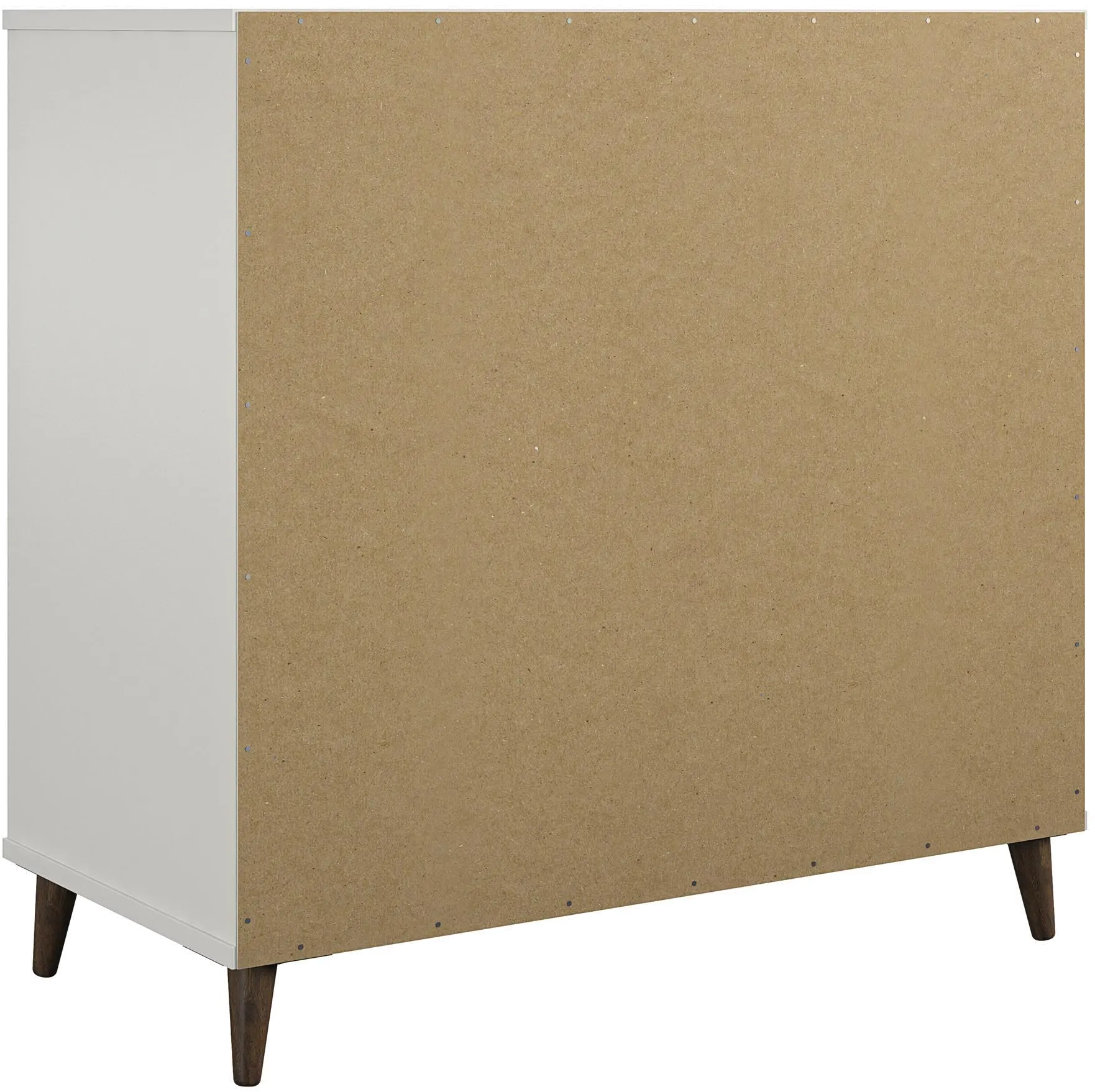 Modern White Accent Cabinet-5