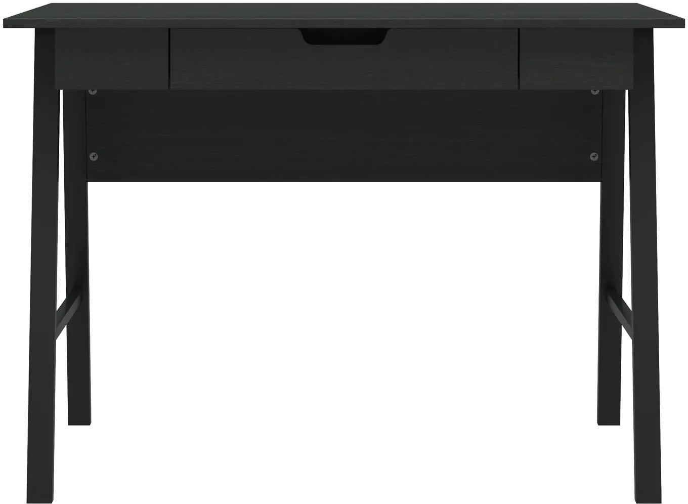 Oxford Black Oak Computer Desk with Drawer-1