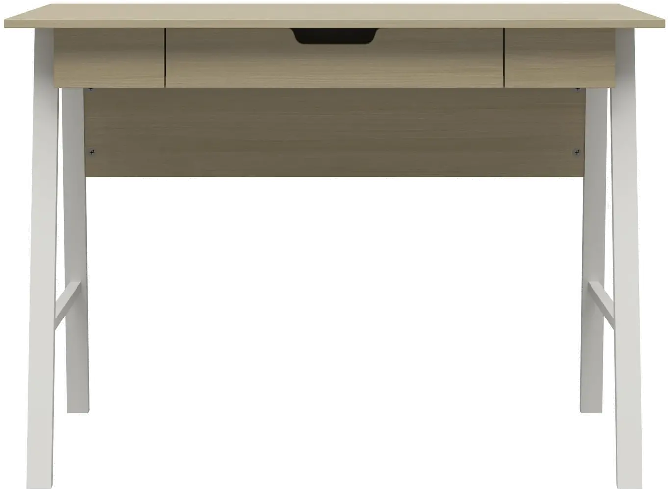 Oxford Pale Oak Computer Desk with Drawer-1