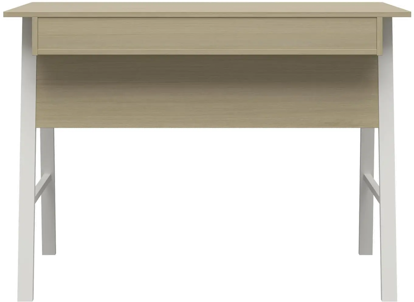 Oxford Pale Oak Computer Desk with Drawer-6