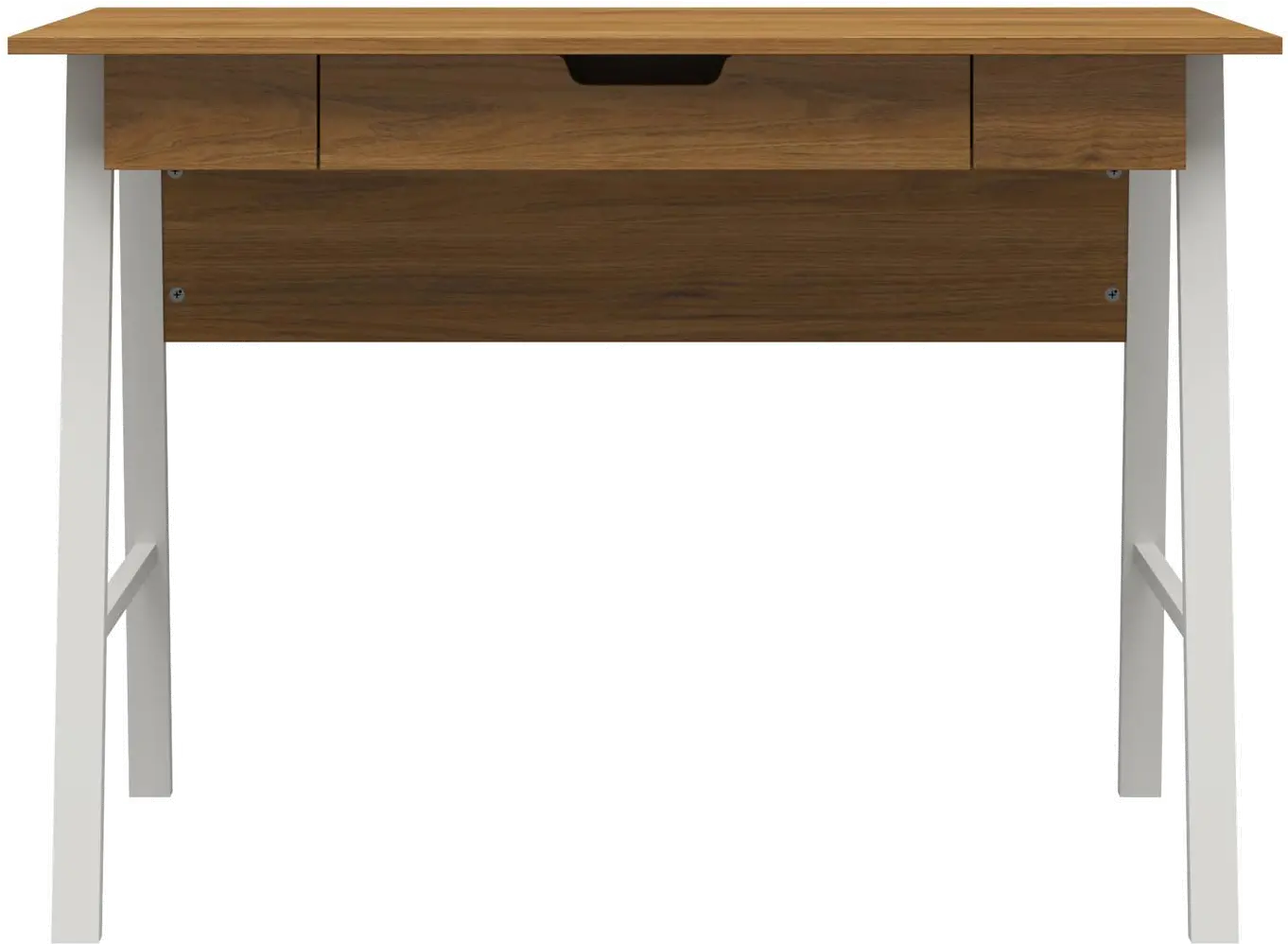 Oxford Walnut Computer Desk with Drawer-1