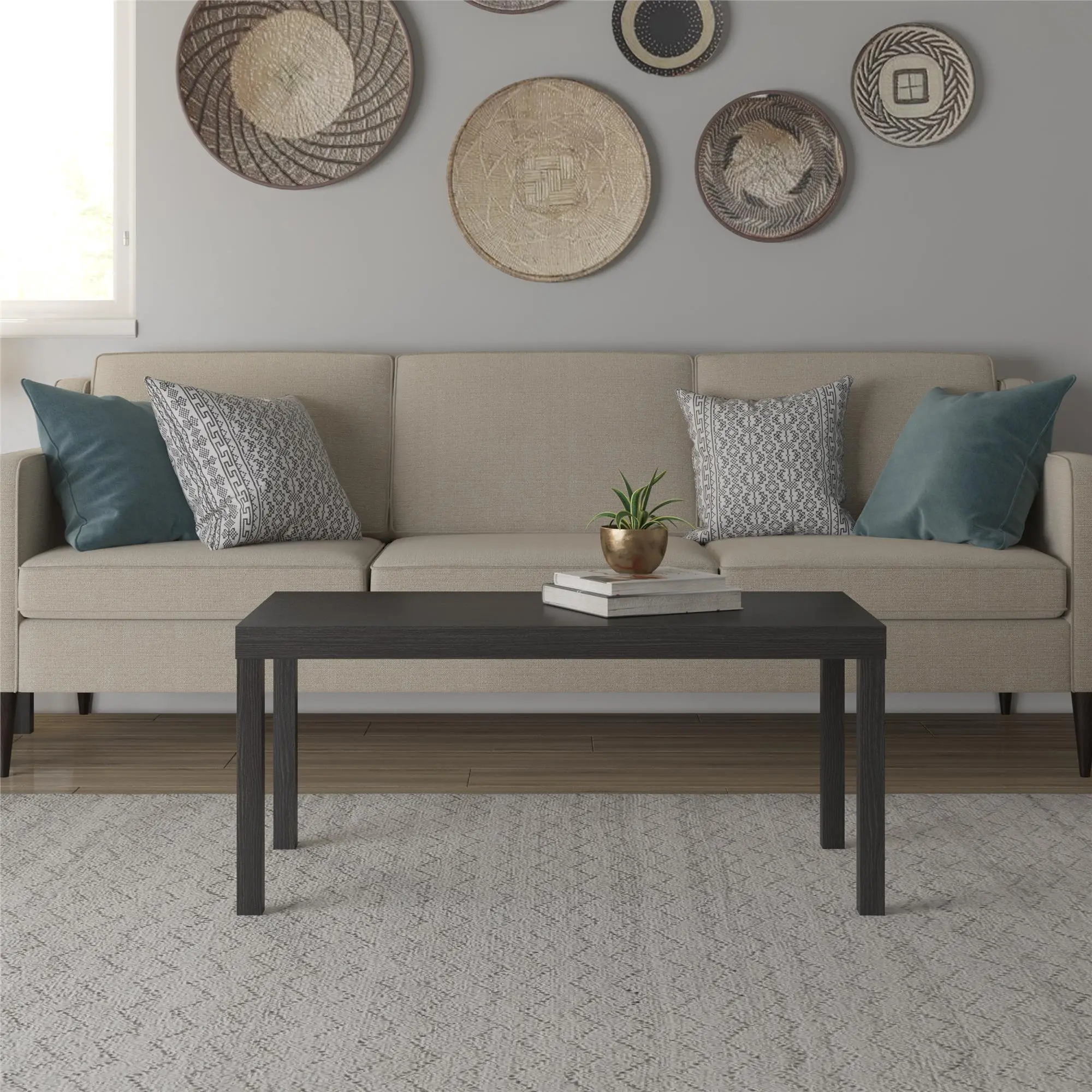 Parsons Espresso Coffee Table-2