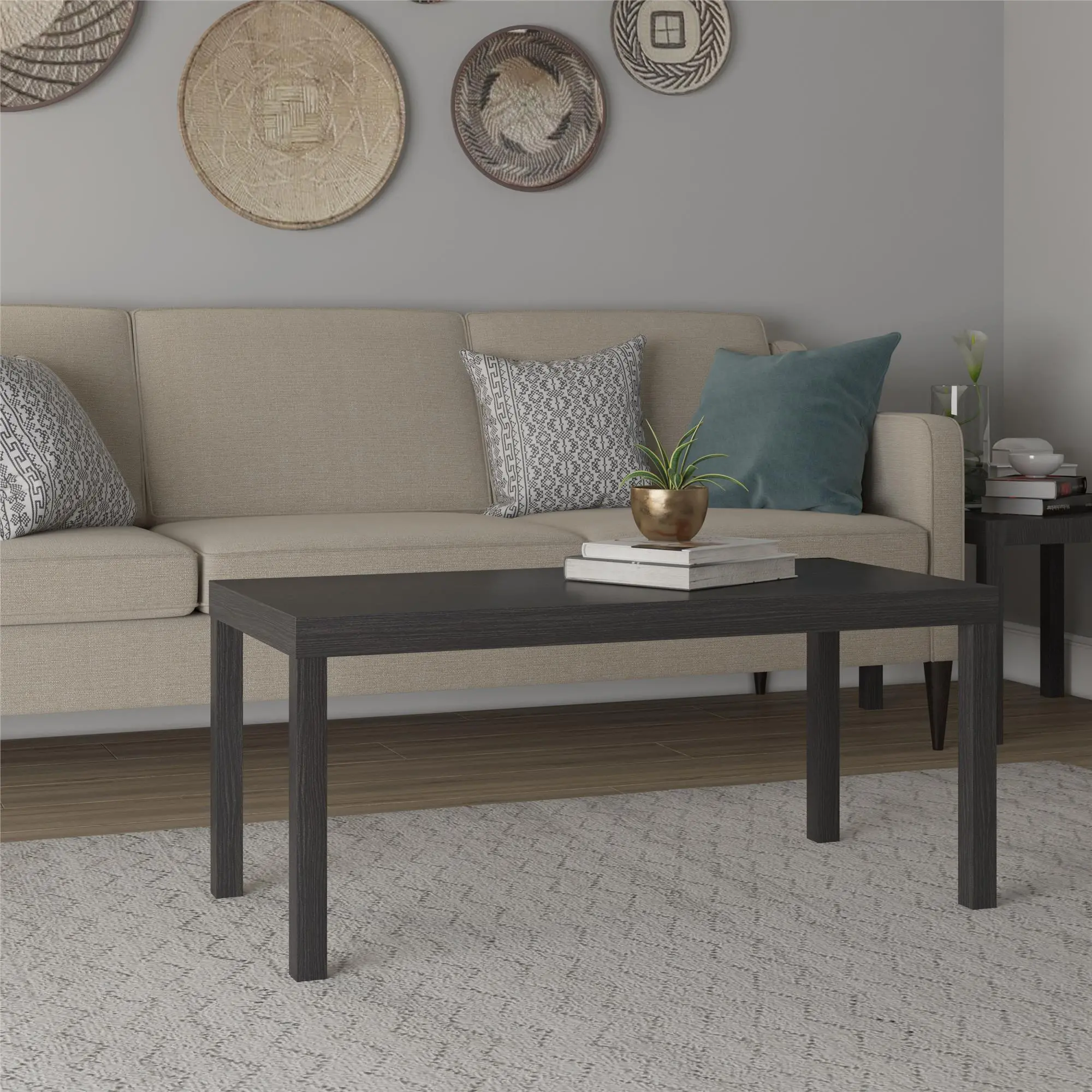Parsons Espresso Coffee Table-3