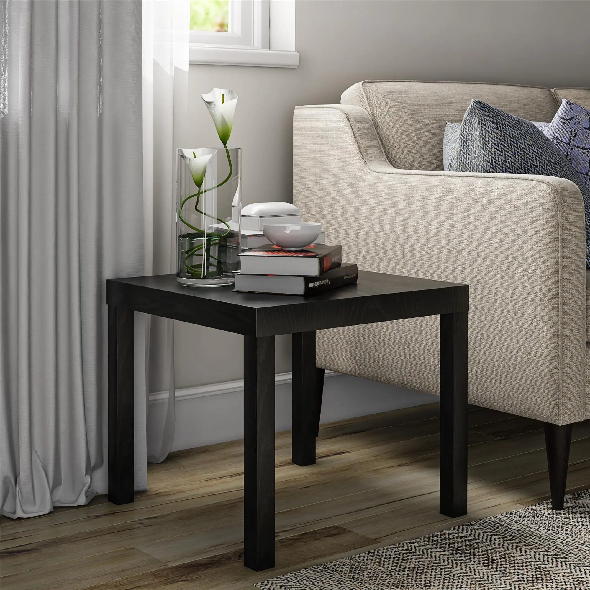 Parsons Black Oak End Table-3