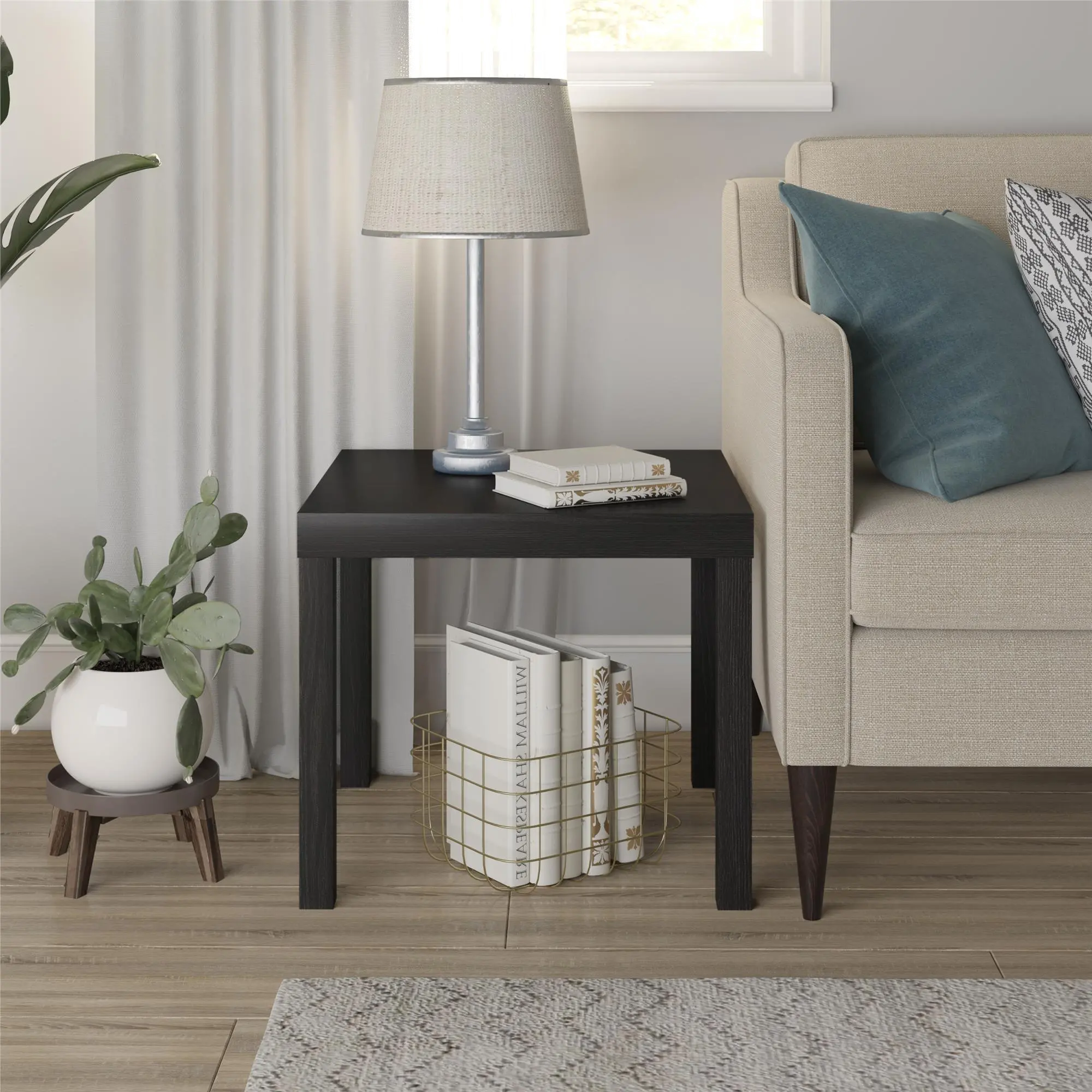 Parsons Espresso End Table-2