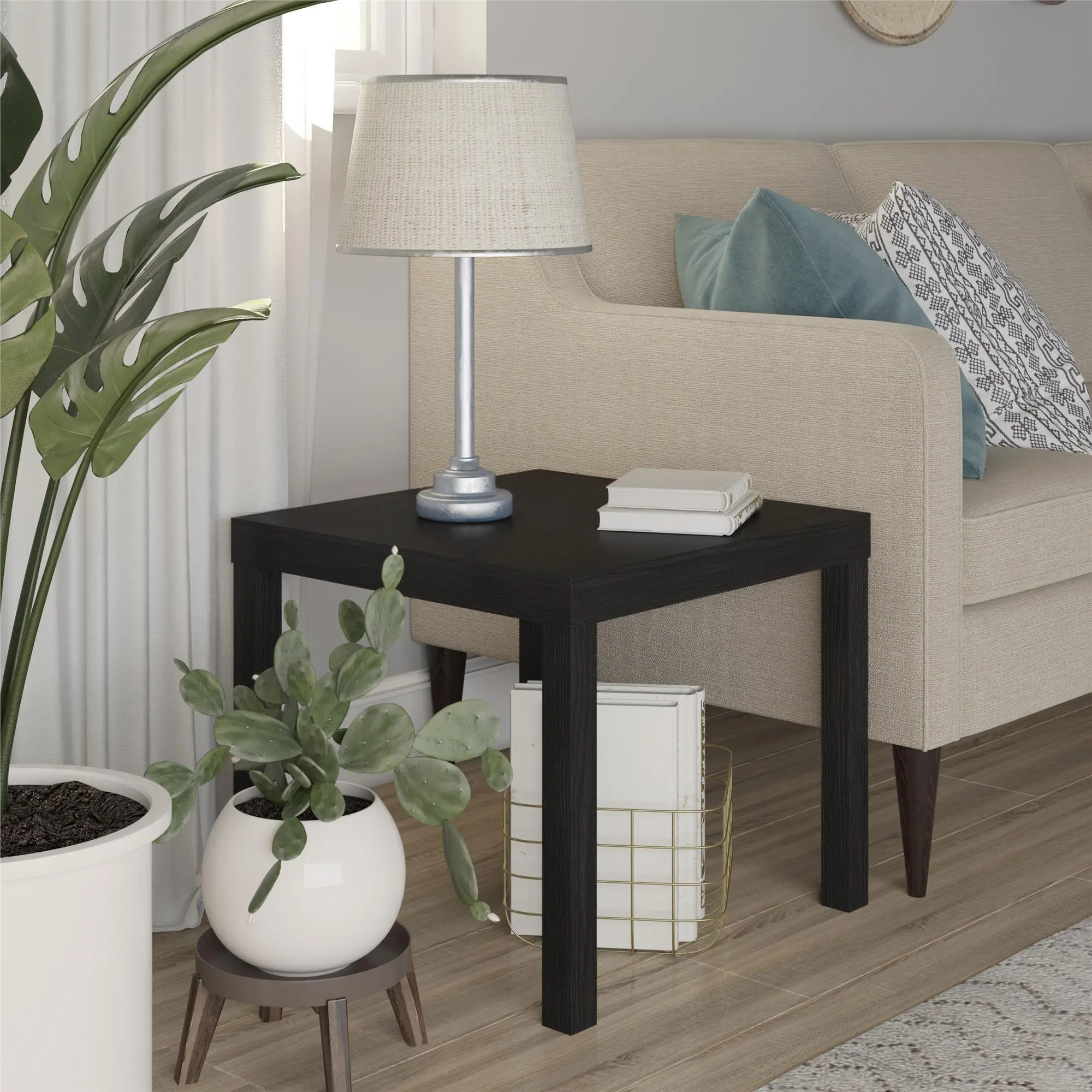 Parsons Espresso End Table-3