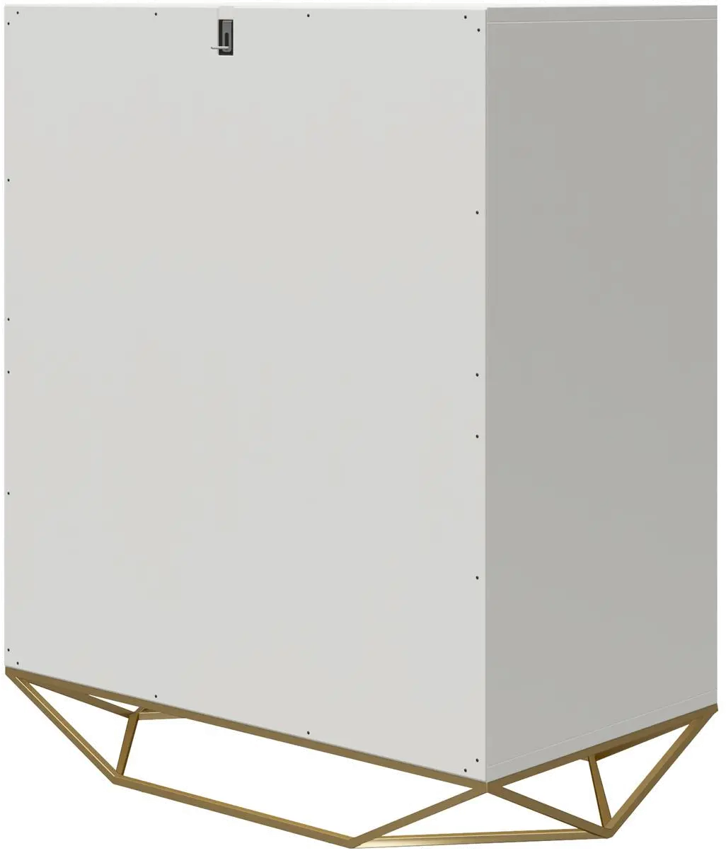 Blair White 3 Drawer Dresser-4