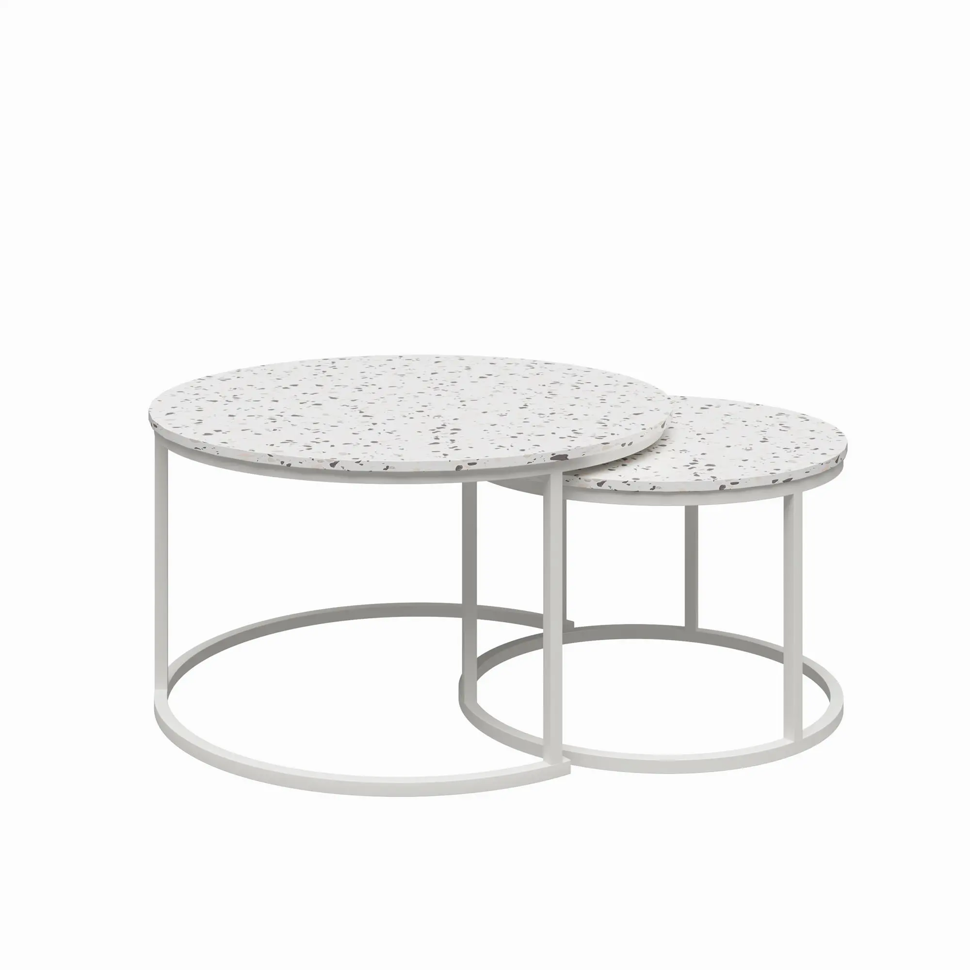 Amelia Terrazzo Nesting Coffee Tables-4