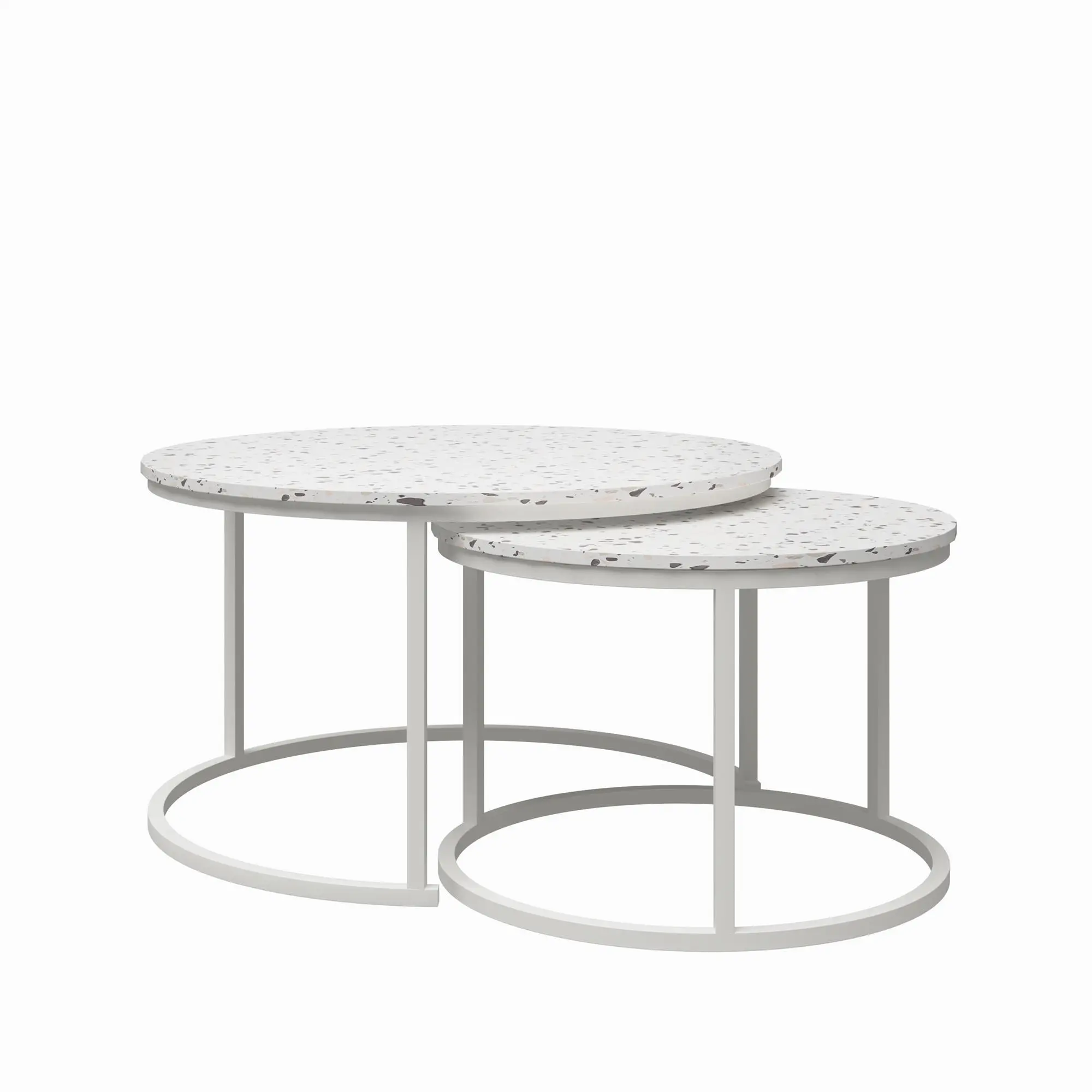 Amelia Terrazzo Nesting Coffee Tables-5