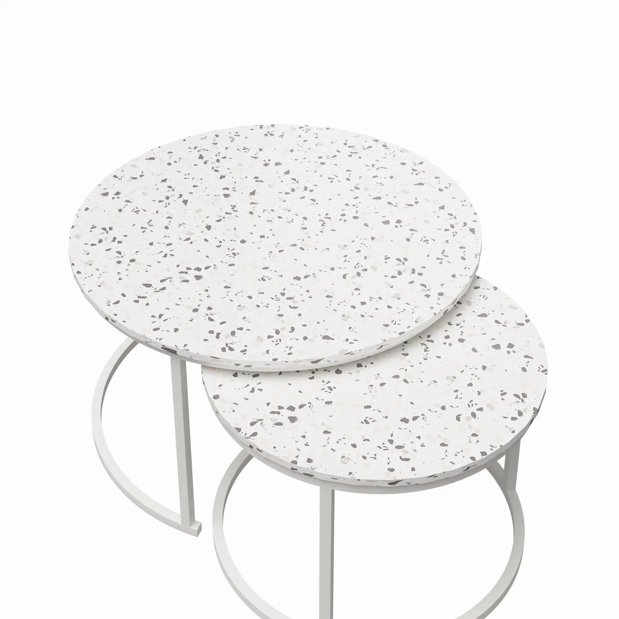 Amelia Terrazzo Nesting Coffee Tables-6